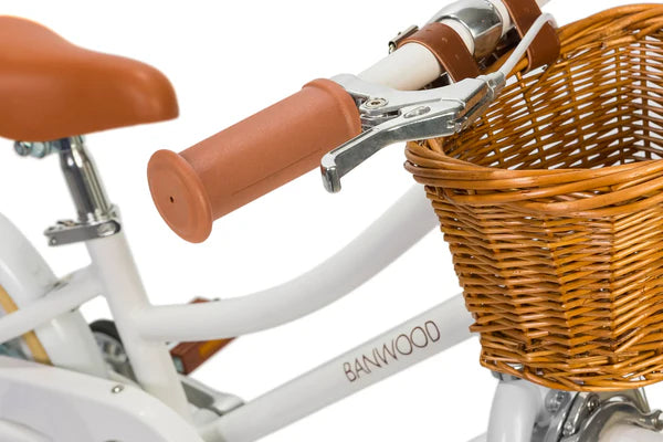 Klassisches Fahrrad - Weiß