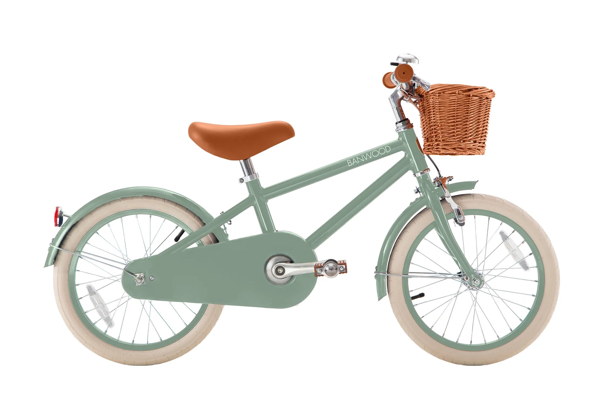 Forest Green Banwood Classic 16 Kids Bike · Ages 4-7