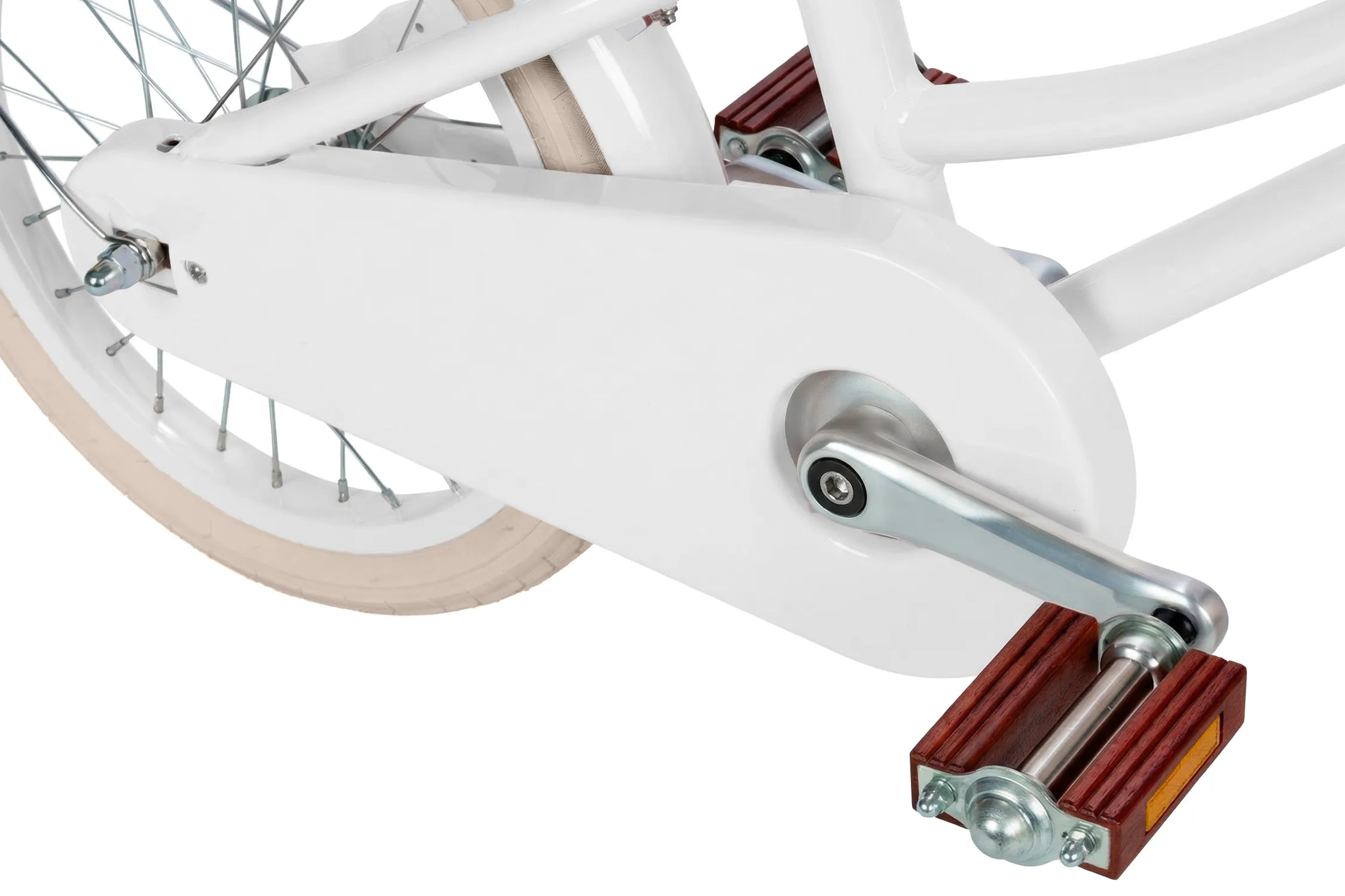 BANWOOD KLASSISCHES FAHRRAD 16" VINTAGE - WEISS