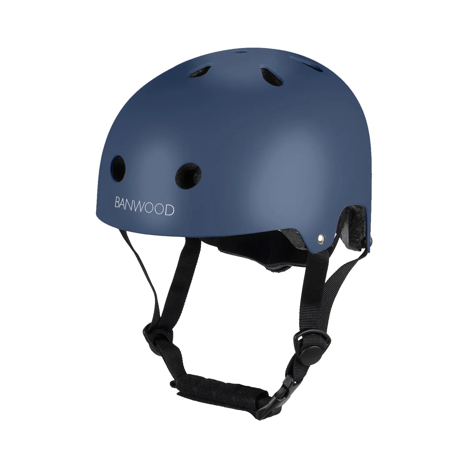 fahrradhelm kinder blau Banwood Classic Kinderhelm marineblau — CE EN 1078