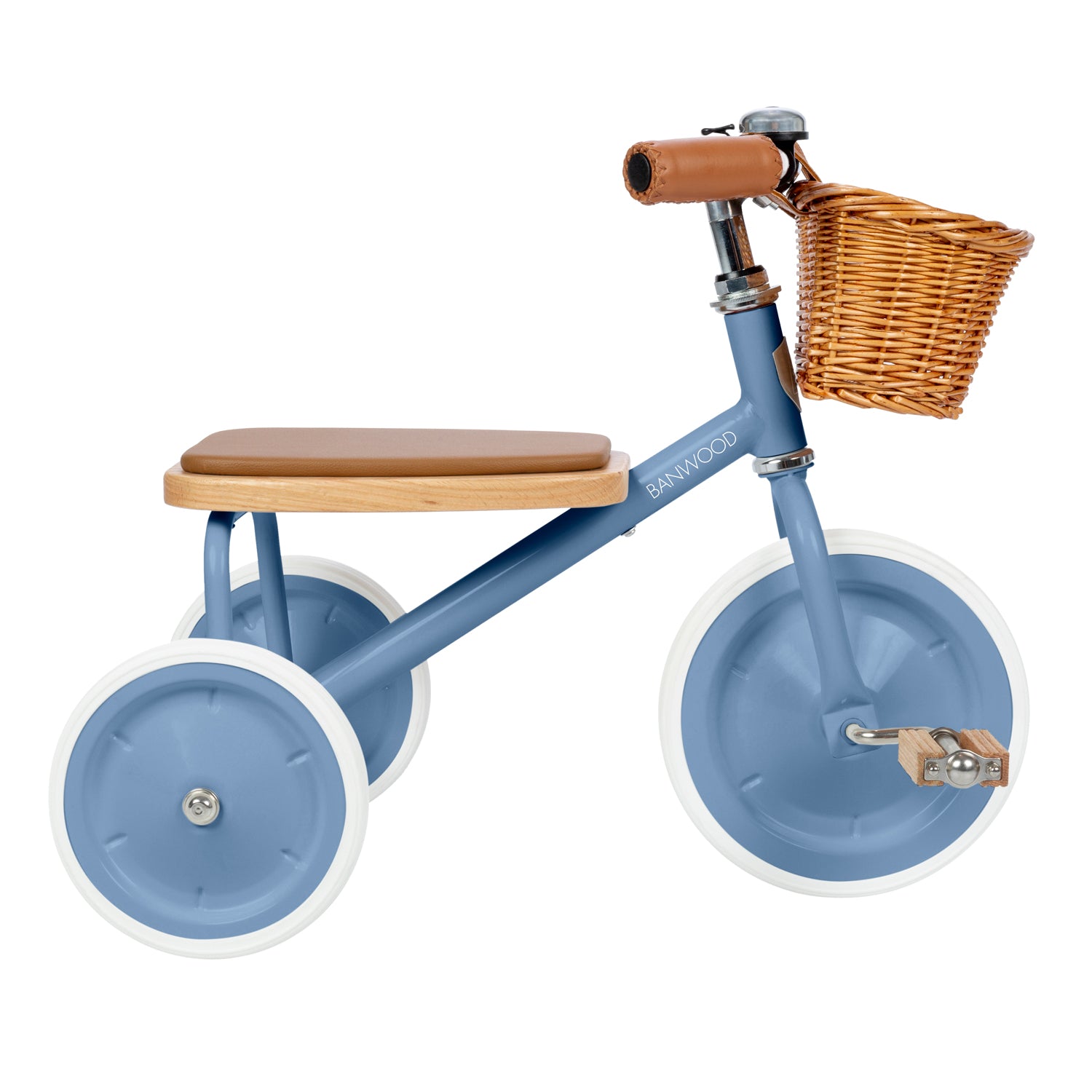 dreirad holz mit pedale Kinderdreirad Banwood Vintage blau