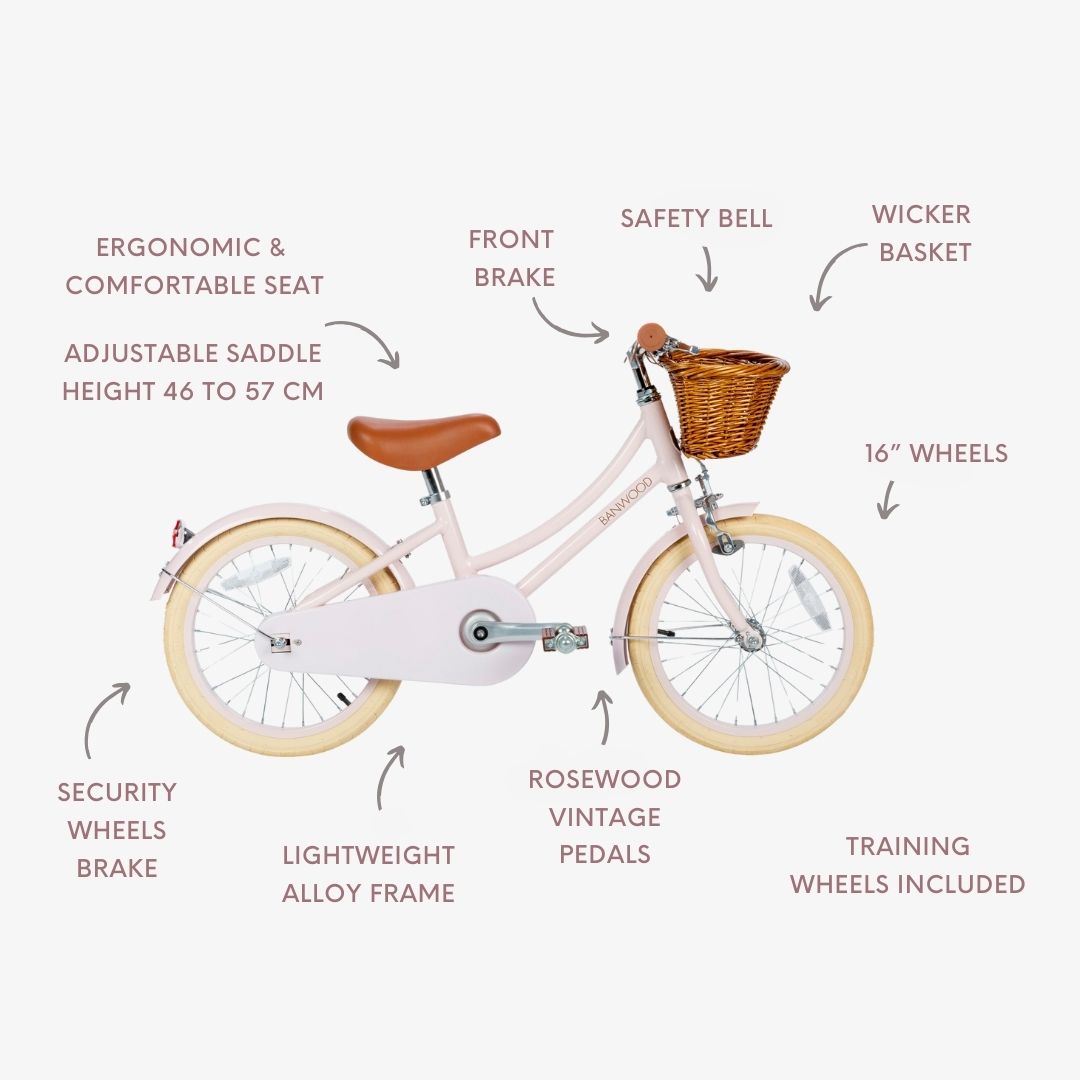 Vélo classique - Rose
