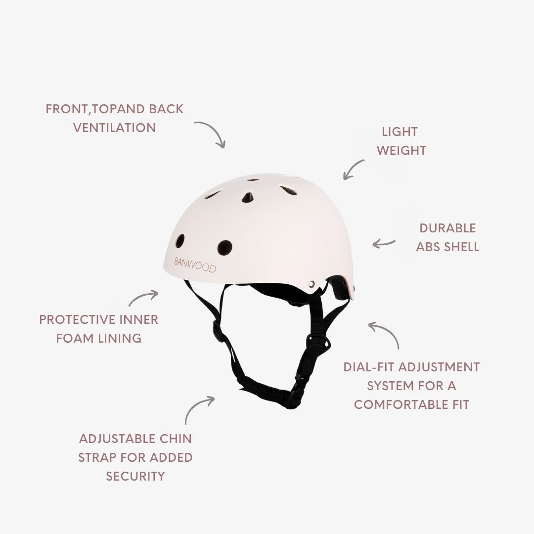 Casque pour enfants - Rose mat