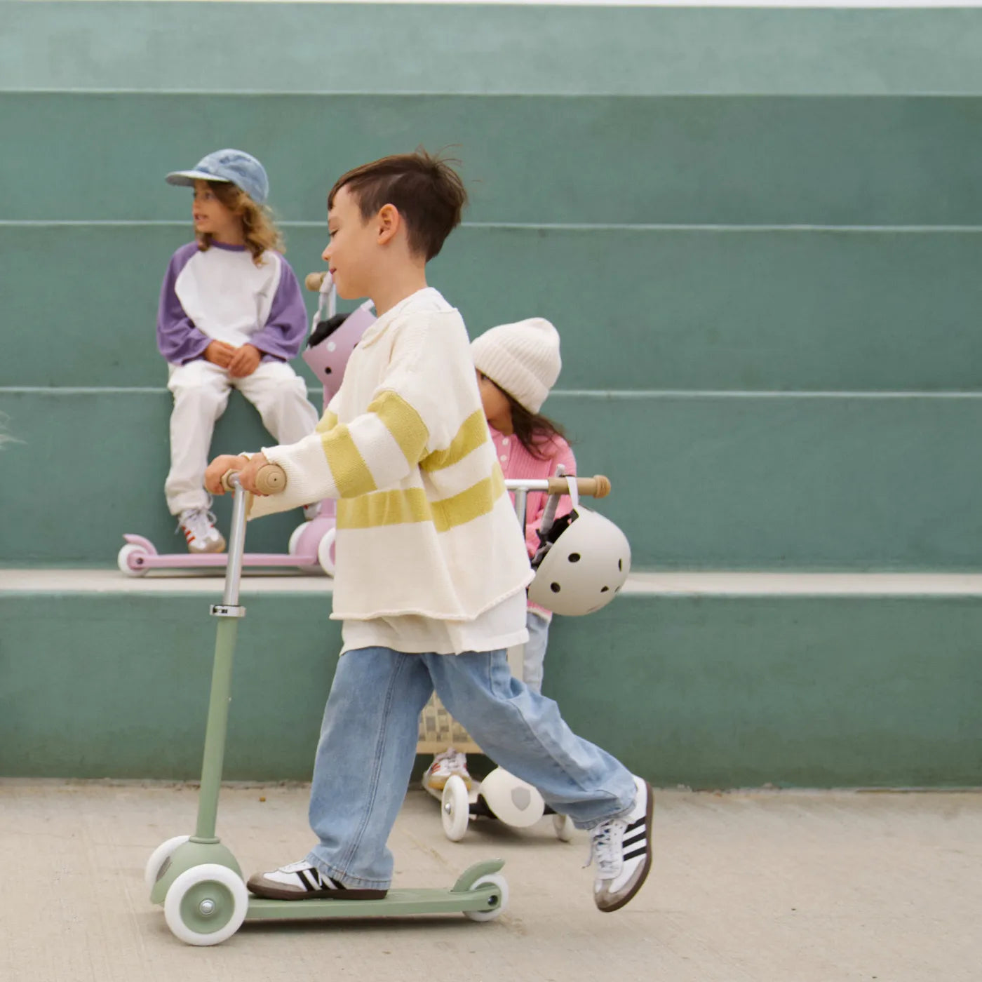 PATINETE ECOLÓGICO BANWOOD OLIVA