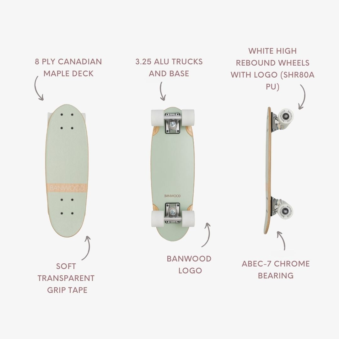 Skateboard - Menthe