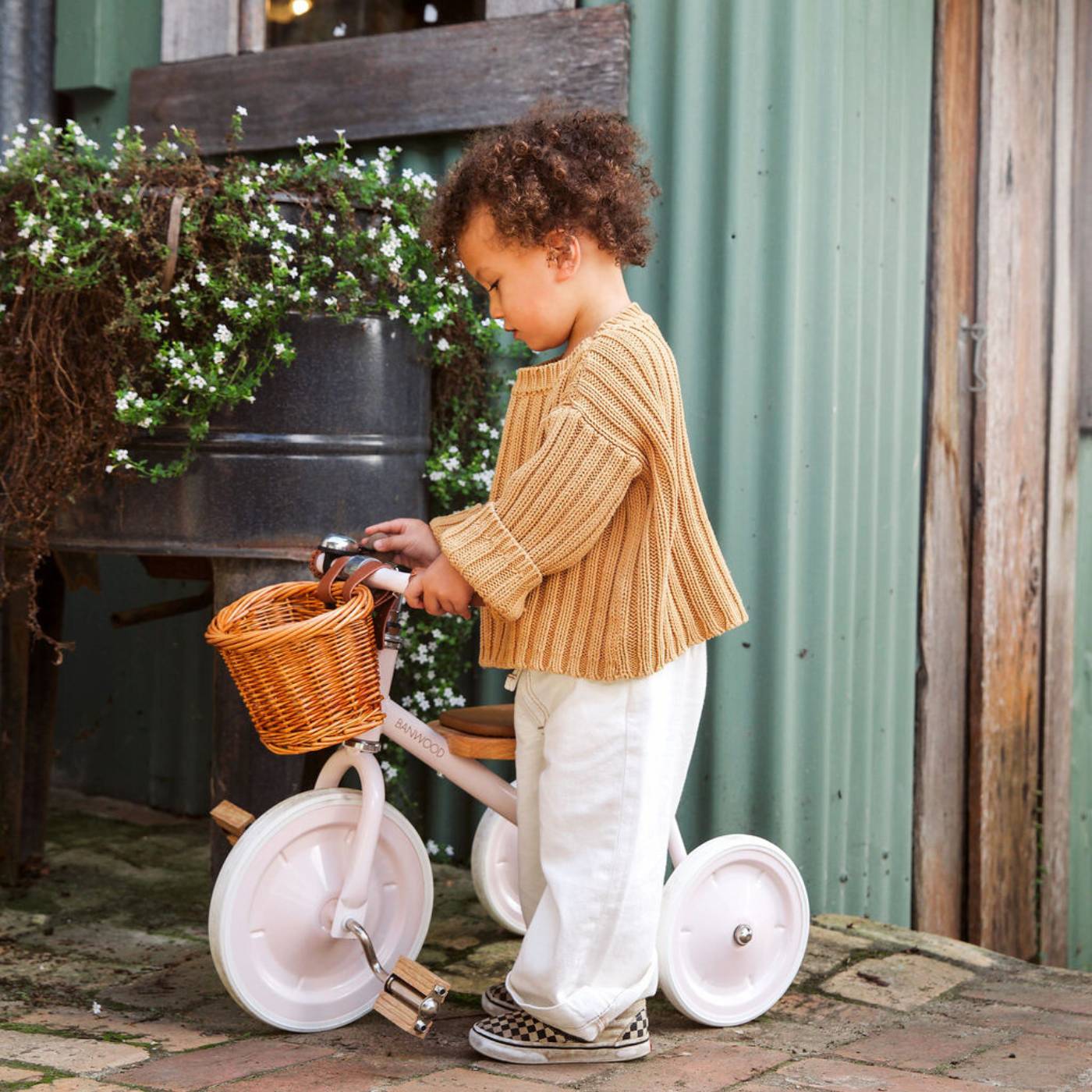 Tricycle vintage - Rose