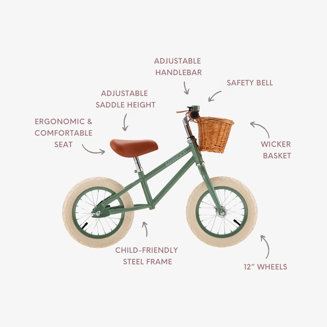 Balance bike vintage Banwood - Forest