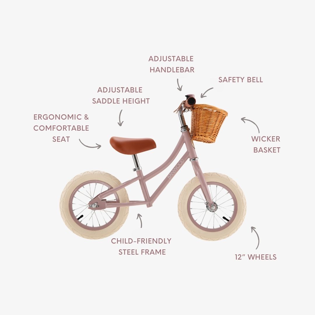 Bicicleta de equilibrio - Dusty Pink