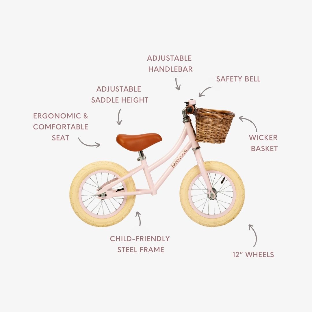 Bicicleta de equilibrio - Rosa