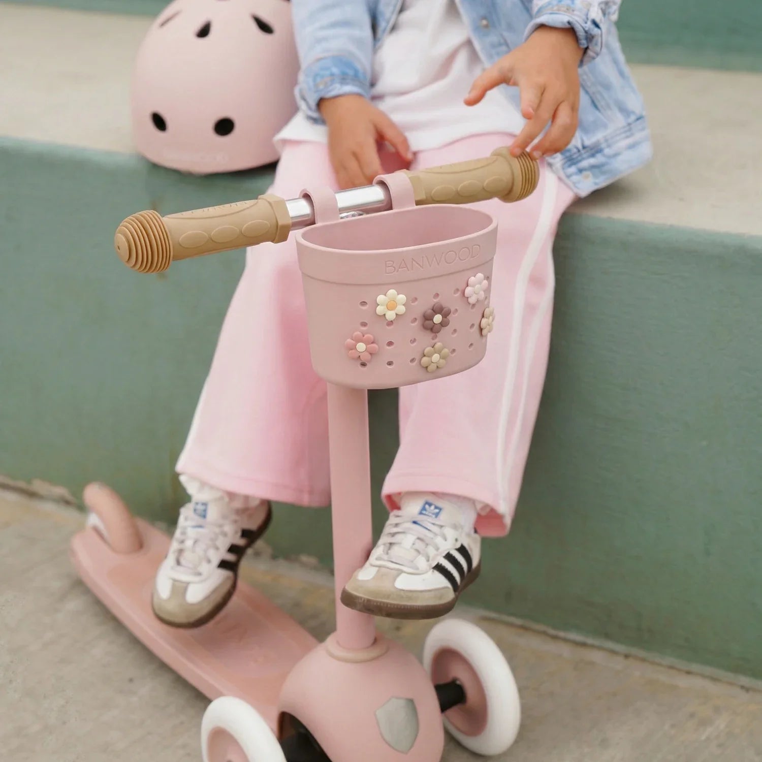 Pin & Ride Basket Banwood - Dustyrose