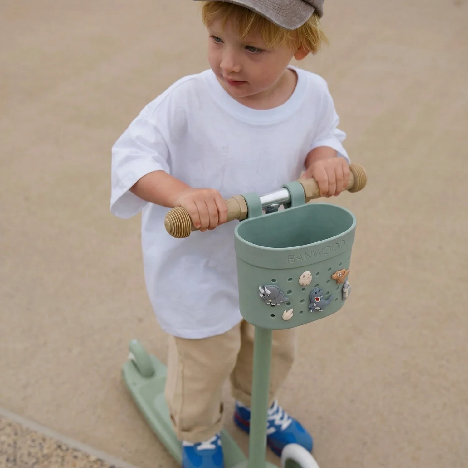 Pin & Ride Basket Banwood - Olive