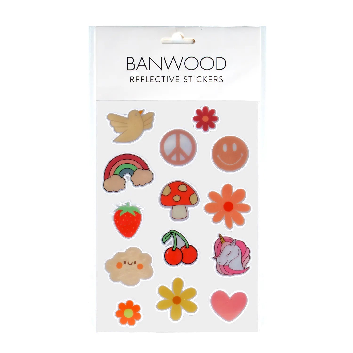 Banwood Reflective Stickers UNICORNS, RAINBOWS & FLOWERS