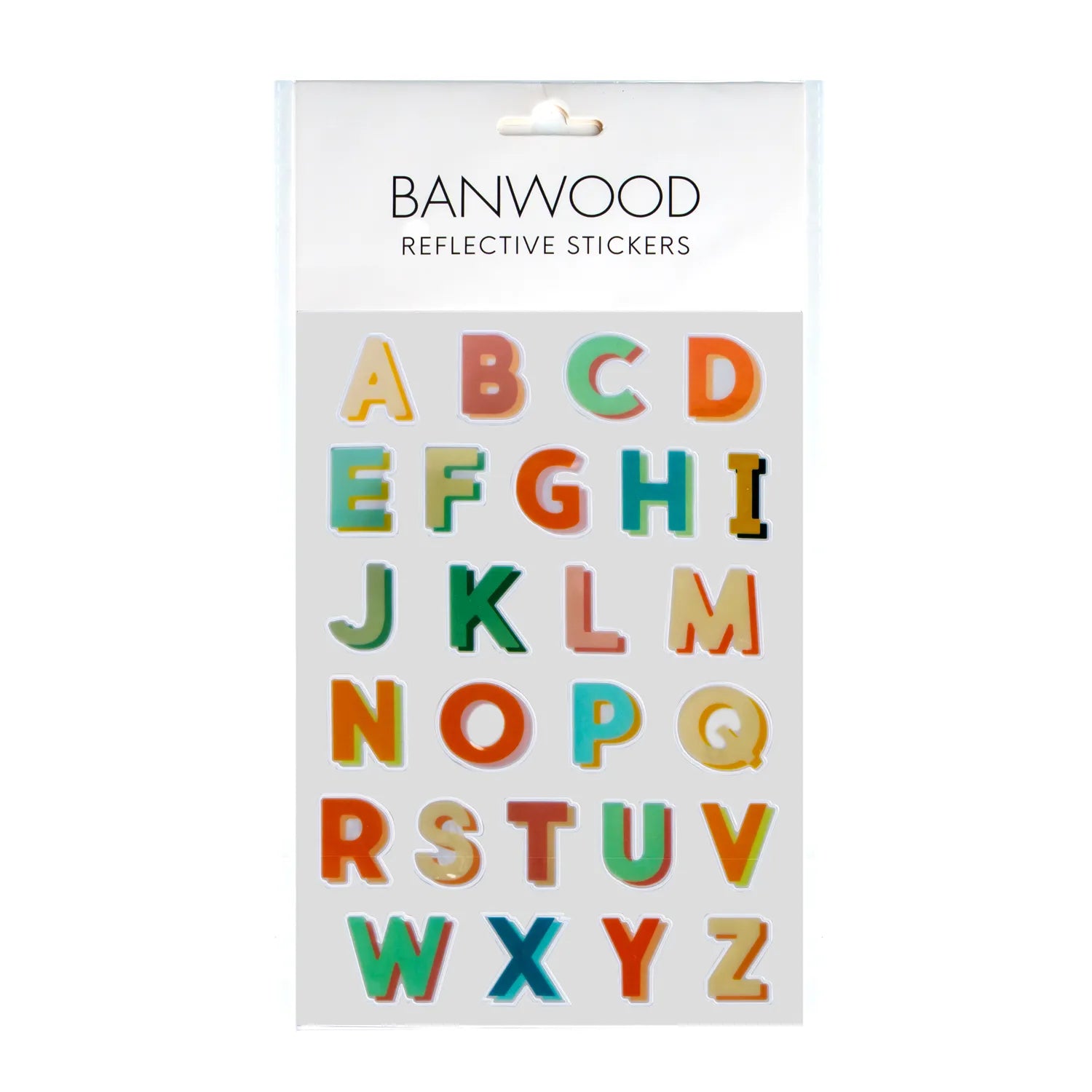 Banwood Reflective Stickers COLORFUL ALPHABET