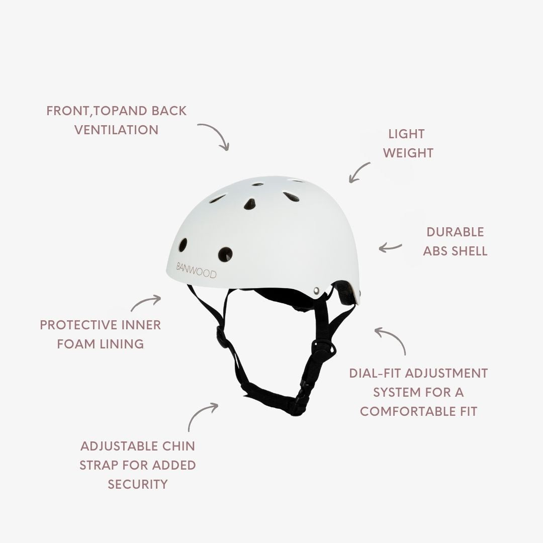 Casque pour enfants - Blanc mat 