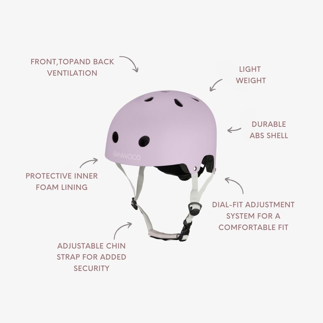 BANWOOD HELMET LAVENDER  ST