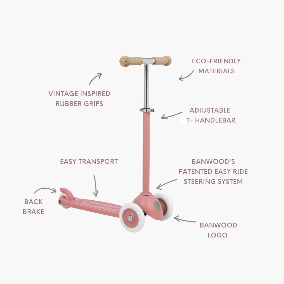 BANWOOD ECO SCOOTER RASPBERRY  ST