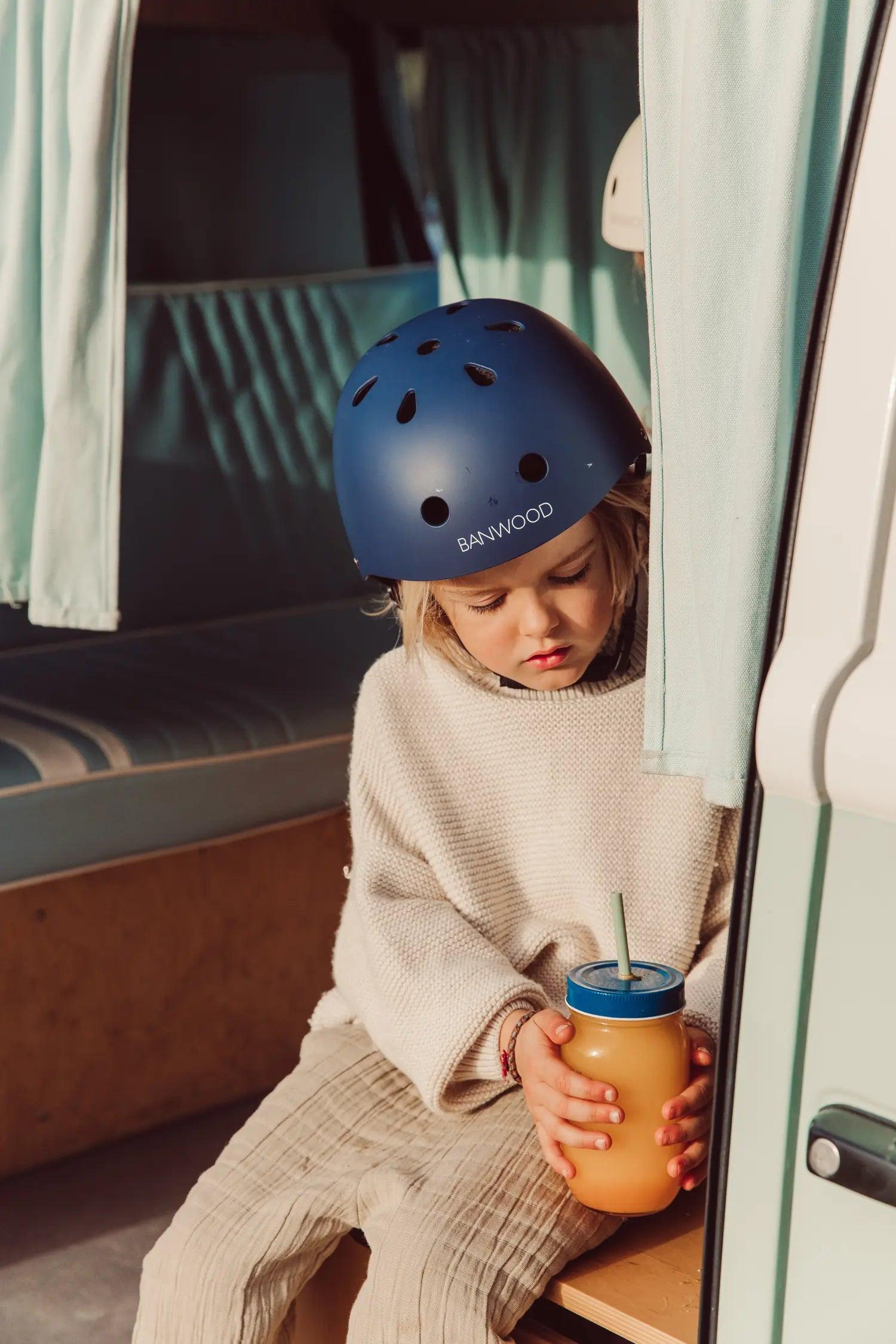 Kids Helmet - Matte Navy - Banwood EUR