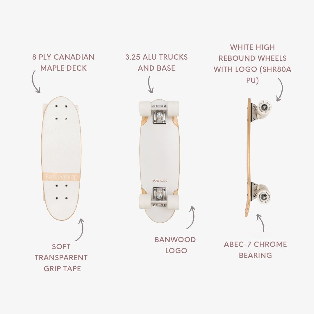 Skateboard - Blanc