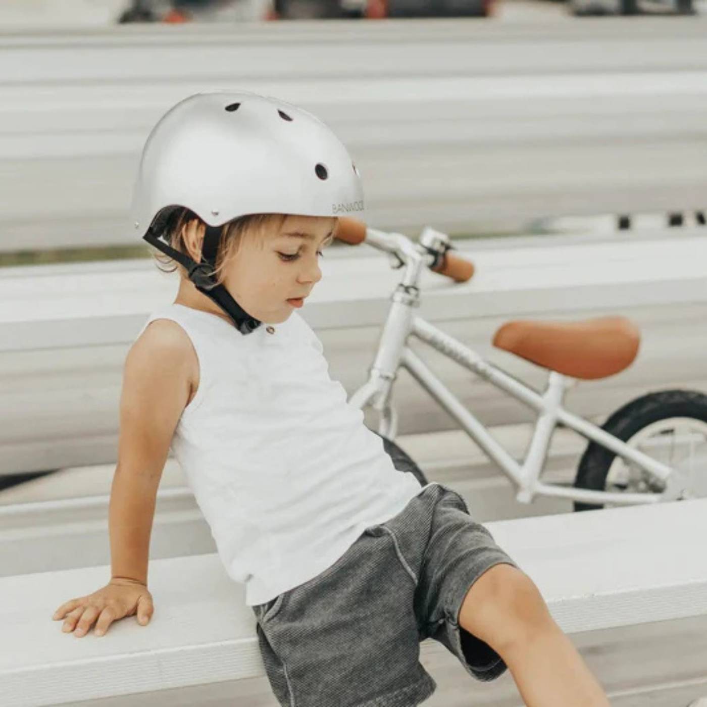 Casco para niños - Cromado